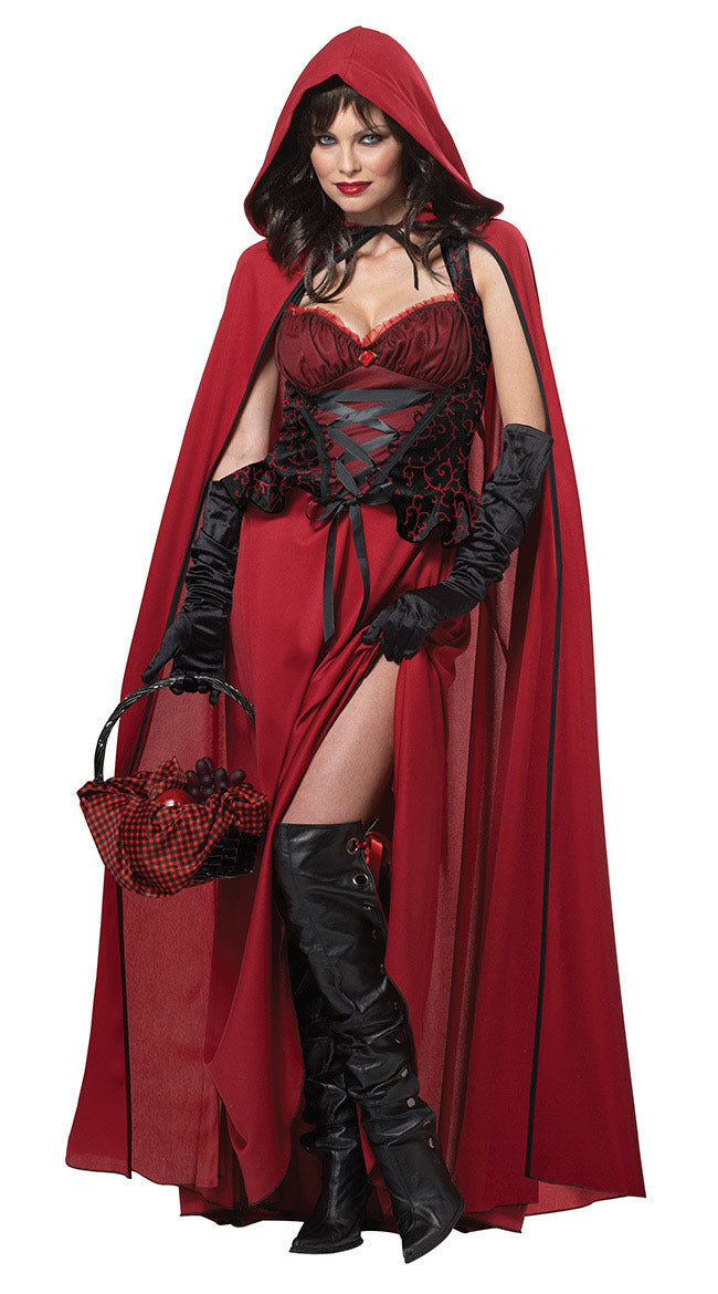 Halloween Costume Set with Shawl, Skirt & Gloves-4