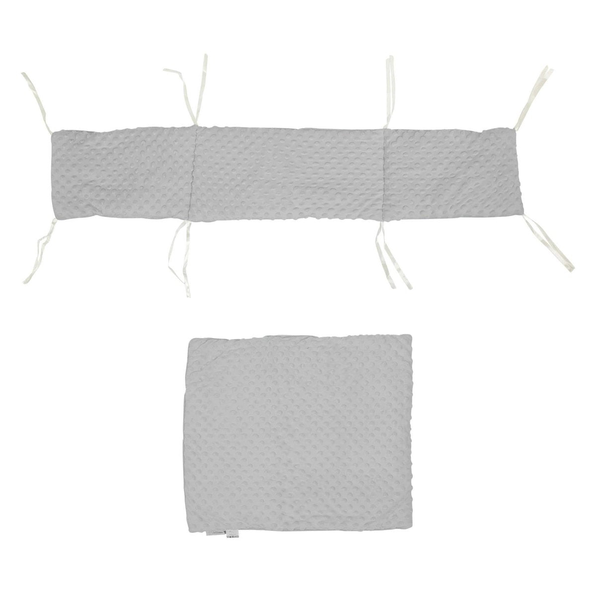 2pc Dimple Crib/Cradle Quilt & Bumper Bedding Set-4