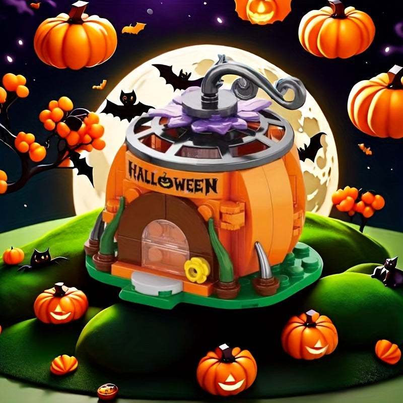 Halloween Candy House Building Block Set-4