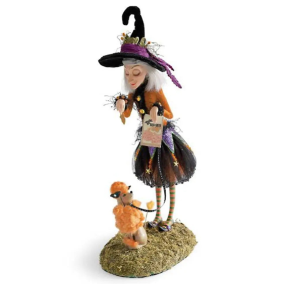 Halloween Bewitching Witch Doll Figurine-2