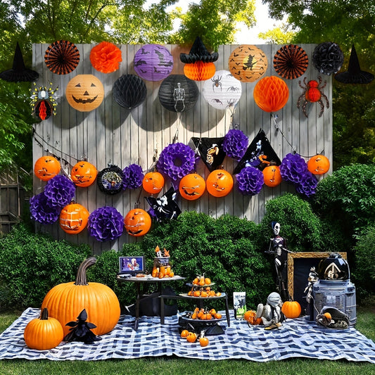 Halloween Party Decoration Set (16pcs)-1