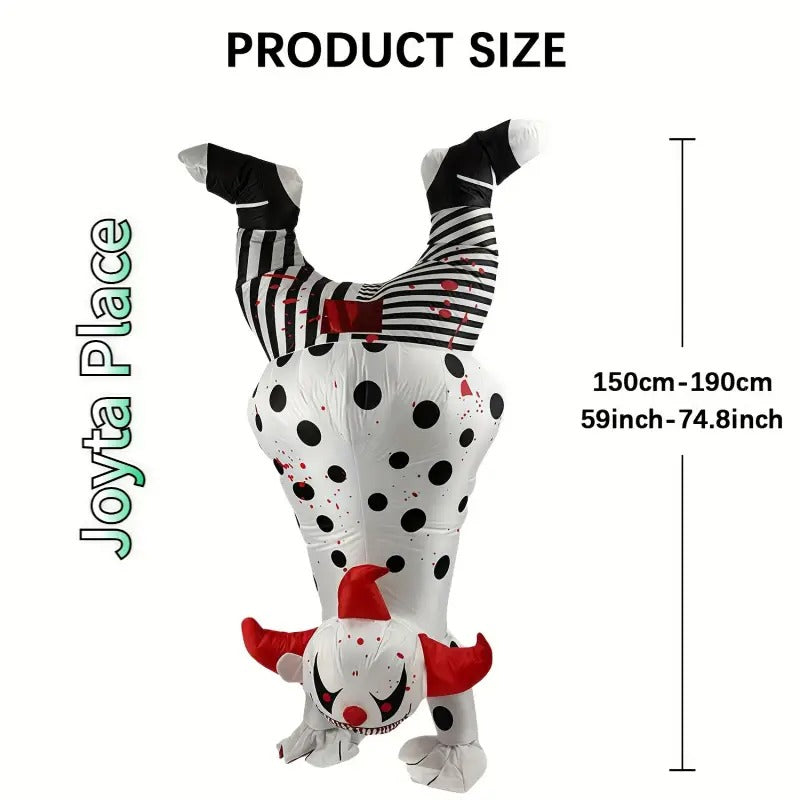 Halloween Inflatable Clown Set Battery-3