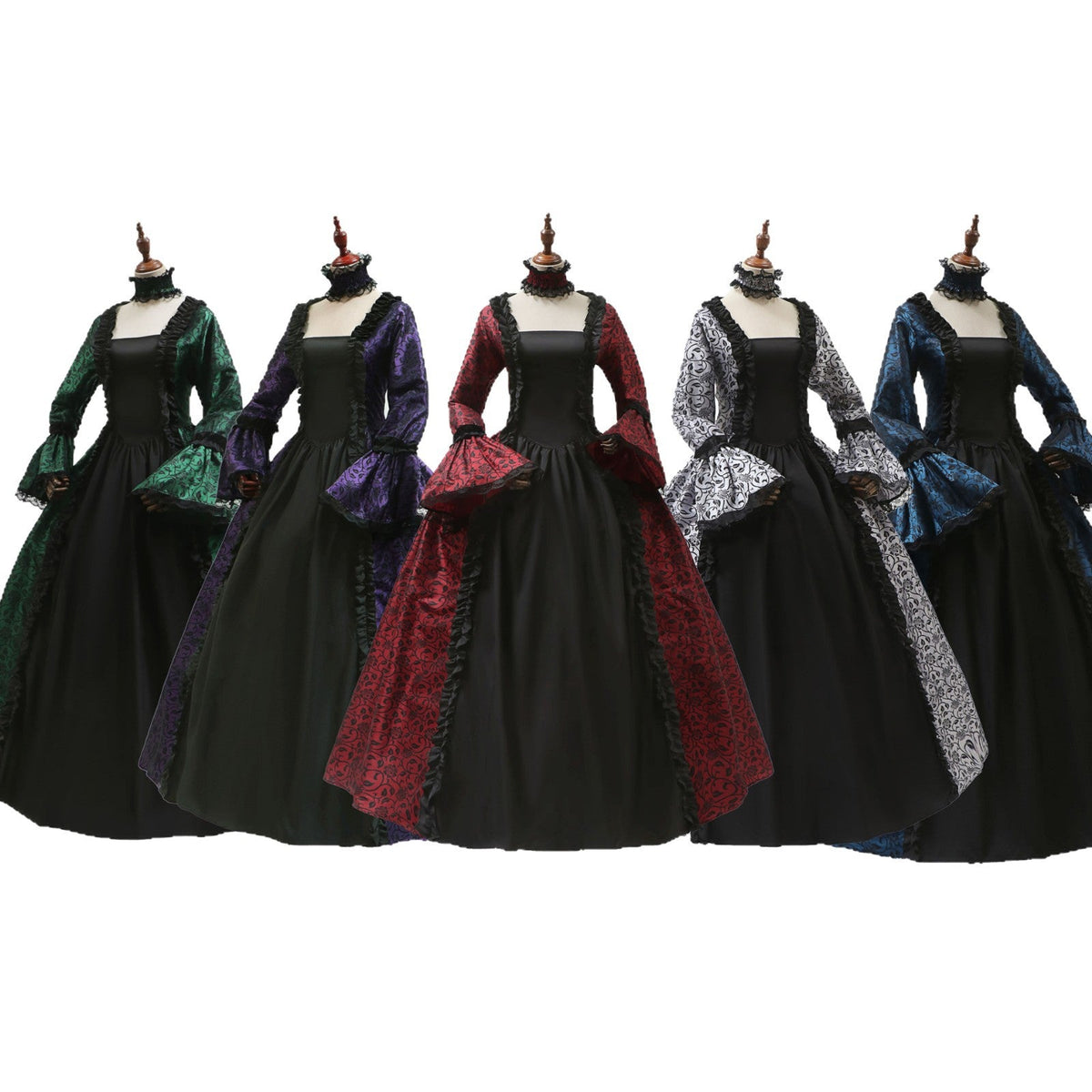 Halloween Victorian Retro Dress-3