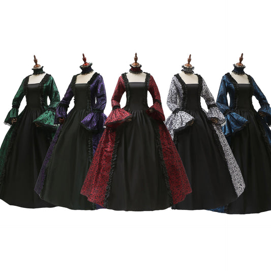 Halloween Victorian Retro Dress-0