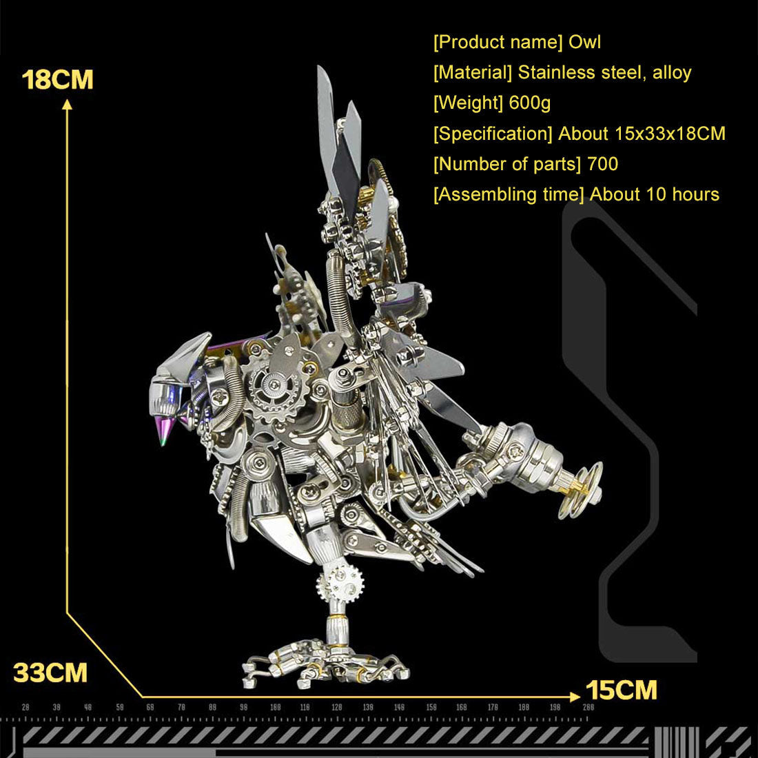 Nocturnal Owl – Spooky Halloween Model-2
