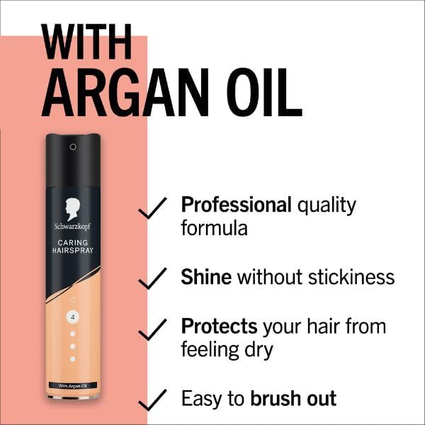Schwarzkopf Style And Repair With Argan Oil Caring Hairspray 4 250ml-1