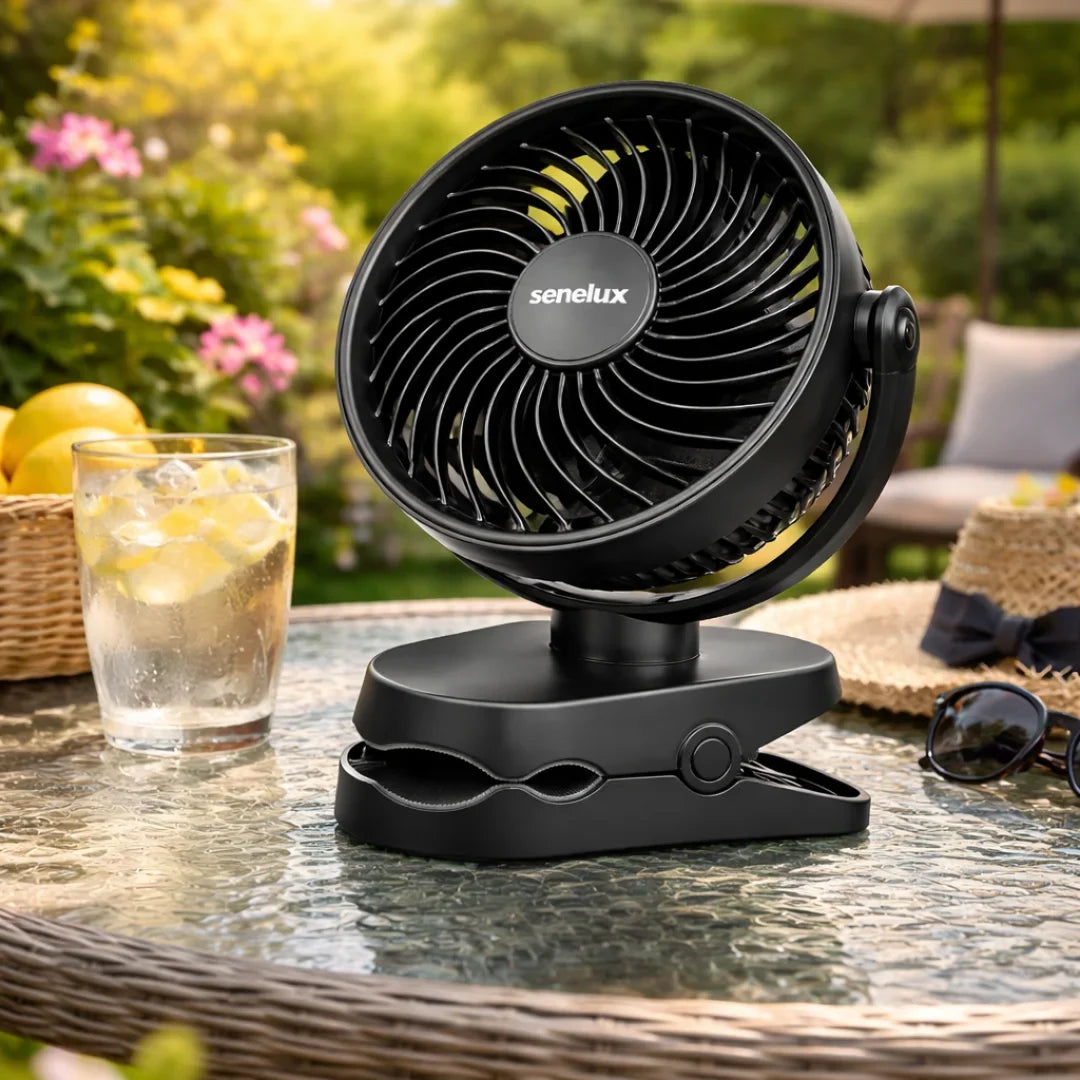 Senelux 5" Wireless Clip-On Fan-1