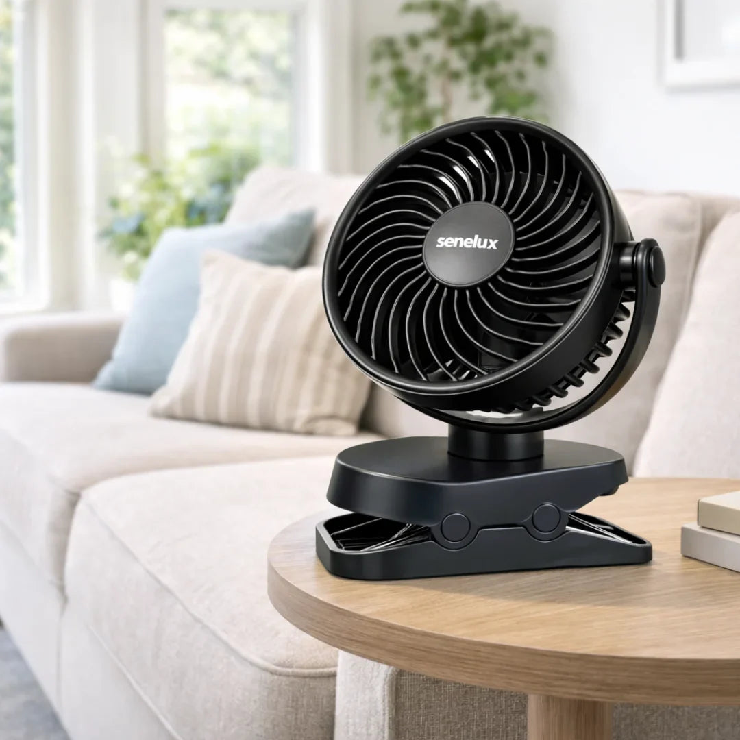 Senelux 5" Wireless Clip-On Fan-3