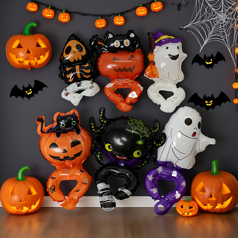 Halloween Pumpkin Wrist Balloons (50pcs)-2