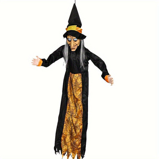 Witch Robot Halloween Decoration-0