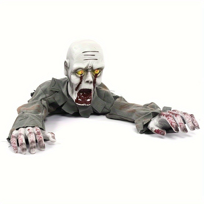 Halloween Crawling Zombie Animated Decoration-0