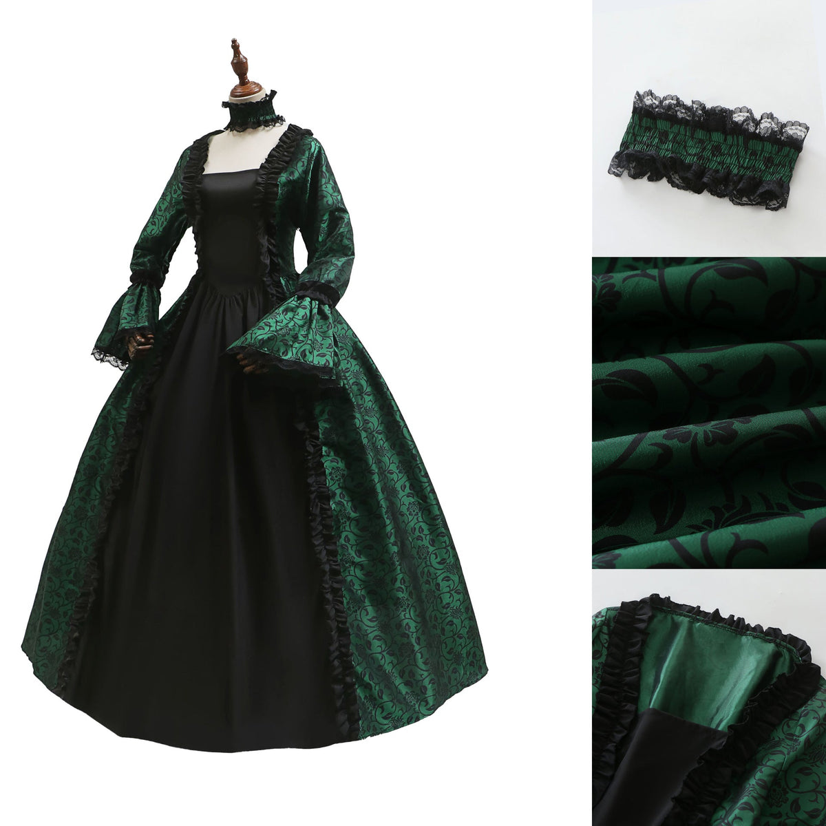 Halloween Victorian Retro Dress-4