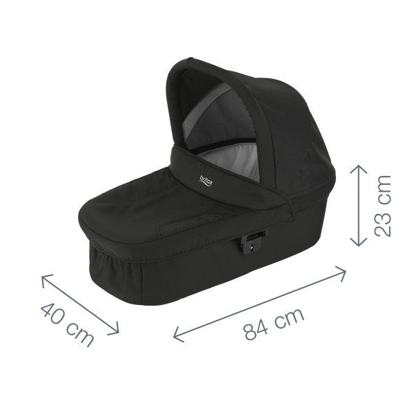 Britax Römer merevfalú mózeskosár - Cosmos Black-1