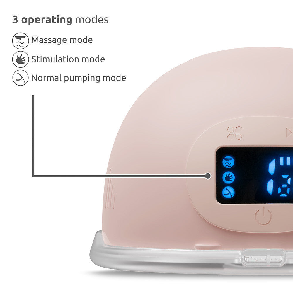 Lorelli Aya Hands Free elektromos mellszívó - Pink-3