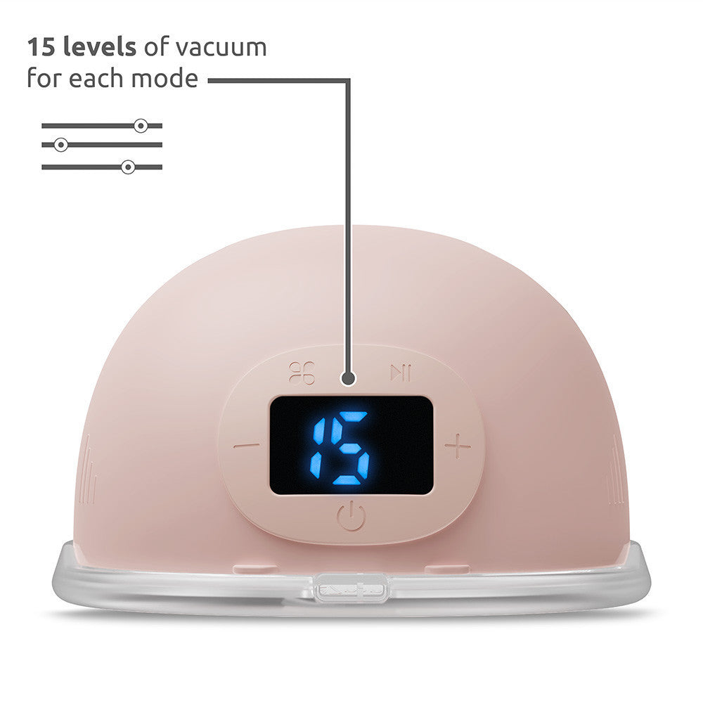 Lorelli Aya Hands Free elektromos mellszívó - Pink-5
