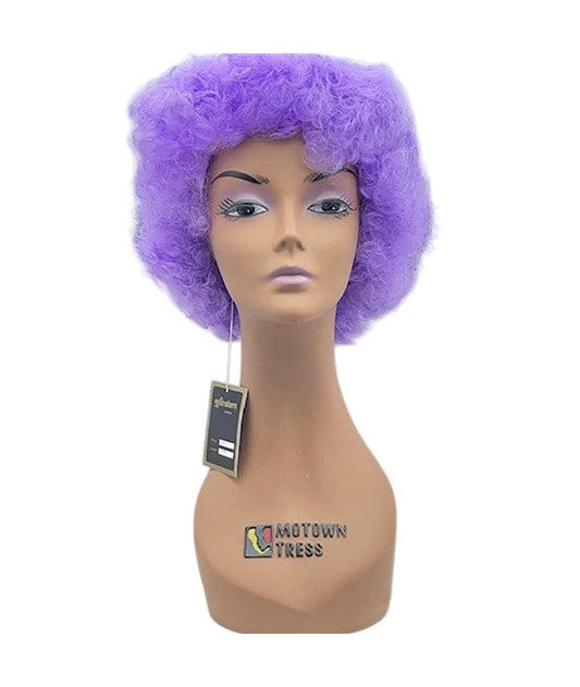 Hairaisers Halloween Costume Party Afro Wig 388A Lilac-0