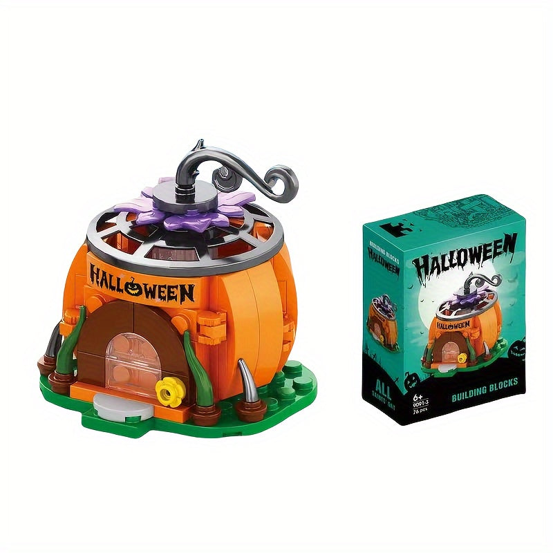 Halloween Candy House Building Block Set-1