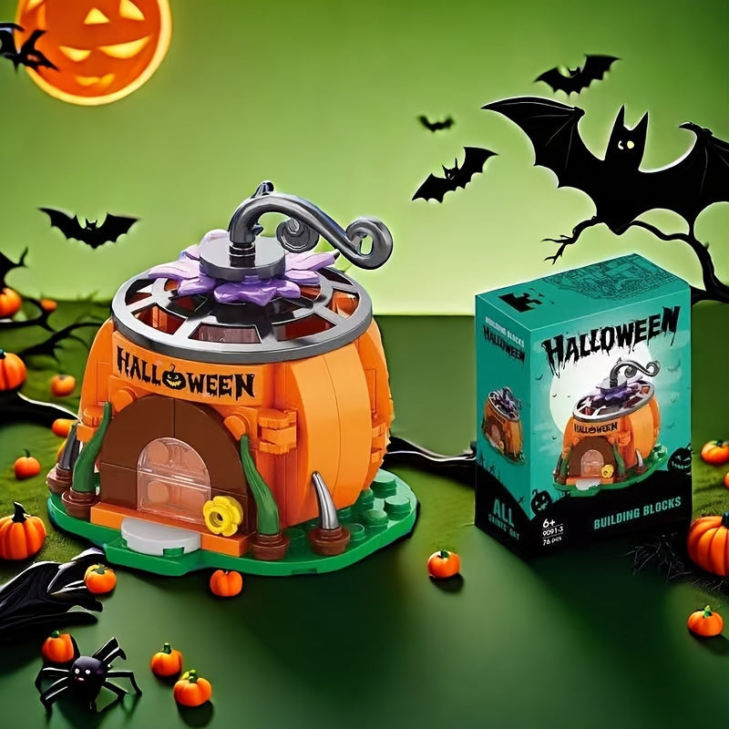 Halloween Candy House Building Block Set-2