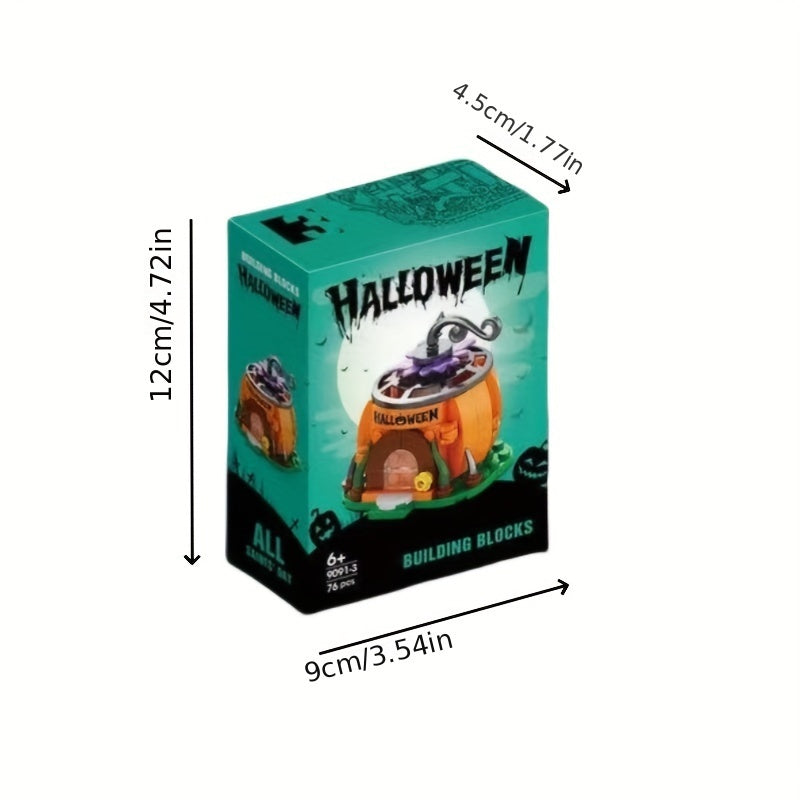 Halloween Candy House Building Block Set-3