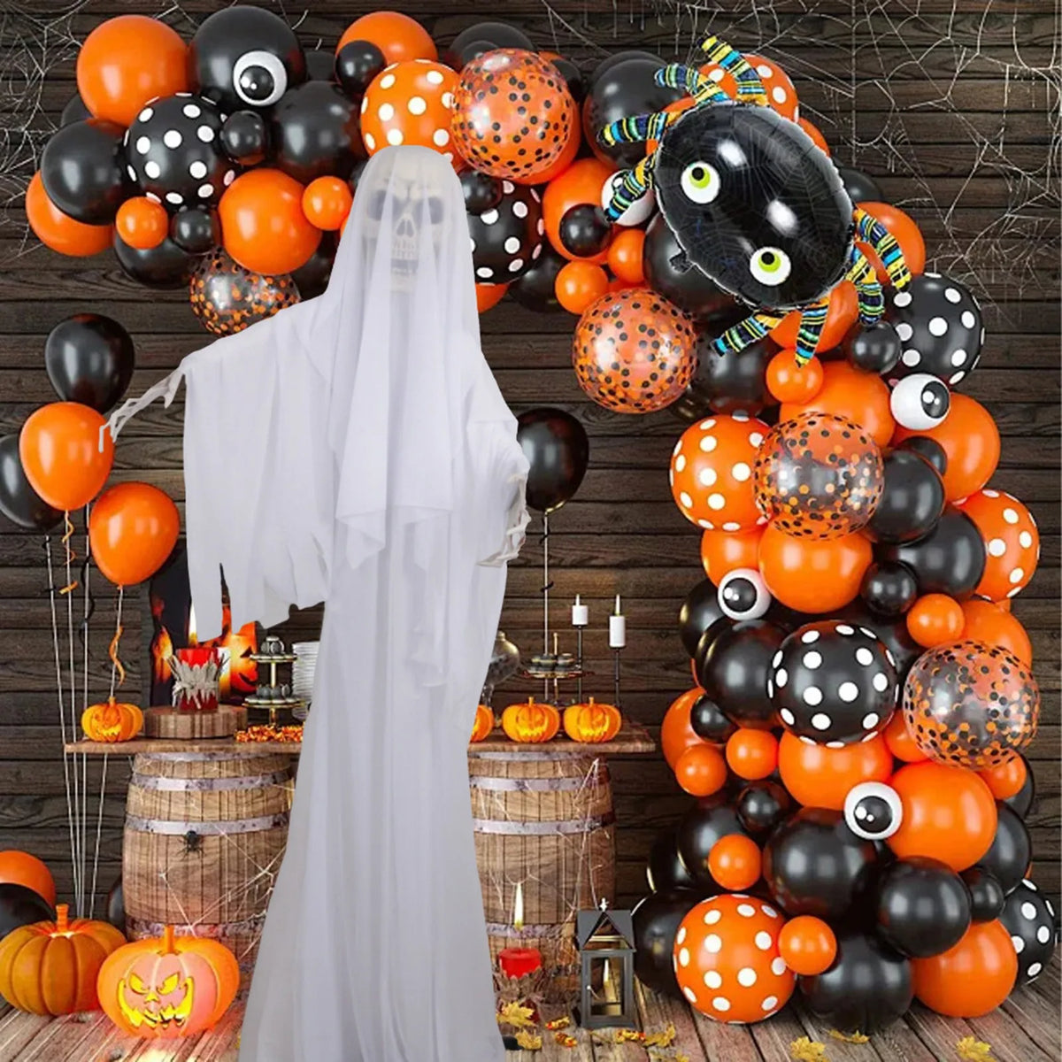 Halloween Animated Hanging Ghost-1