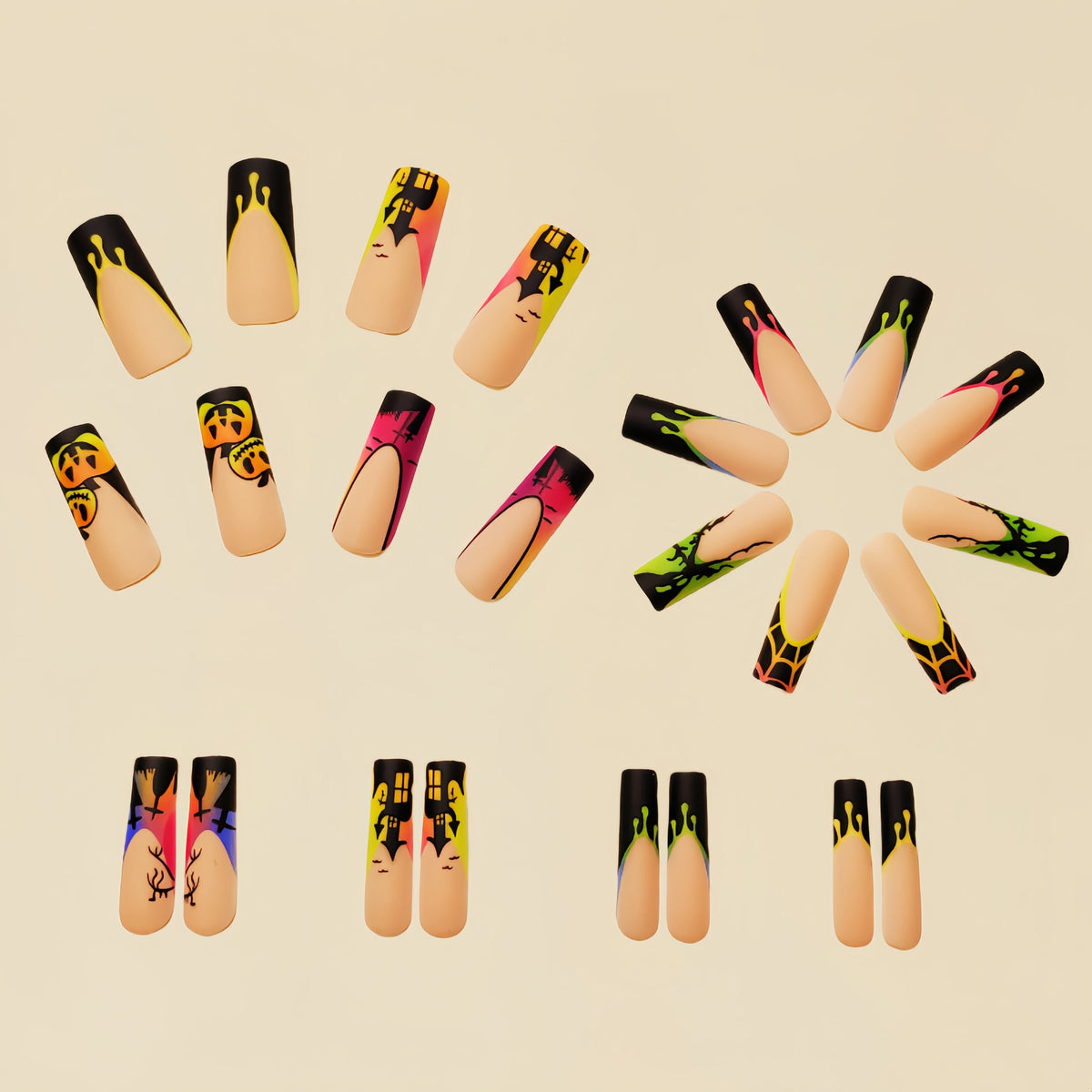 Halloween Press-On Nails-2