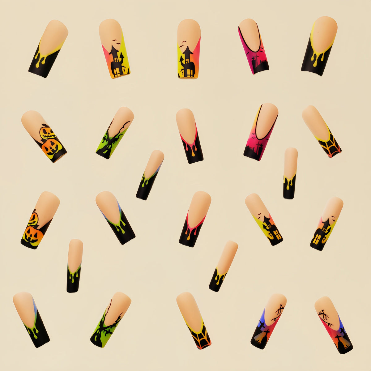 Halloween Press-On Nails-3