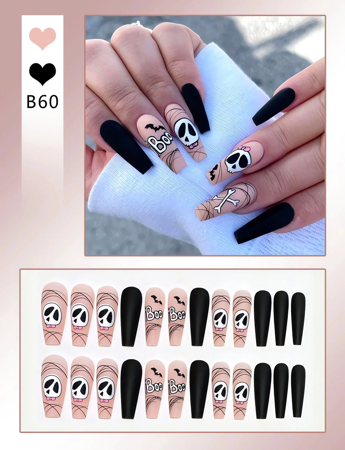 Hauntingly Chic Press-Ons for Halloween-5