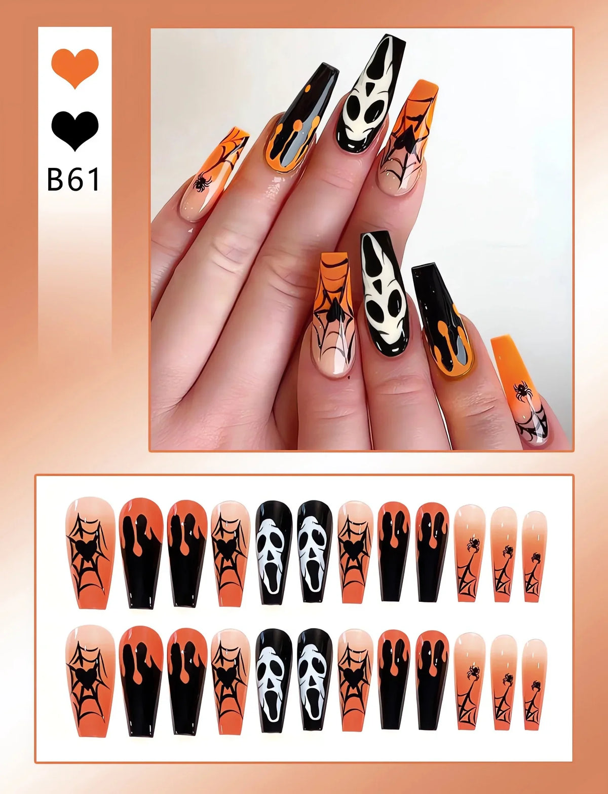 Hauntingly Chic Press-Ons for Halloween-6