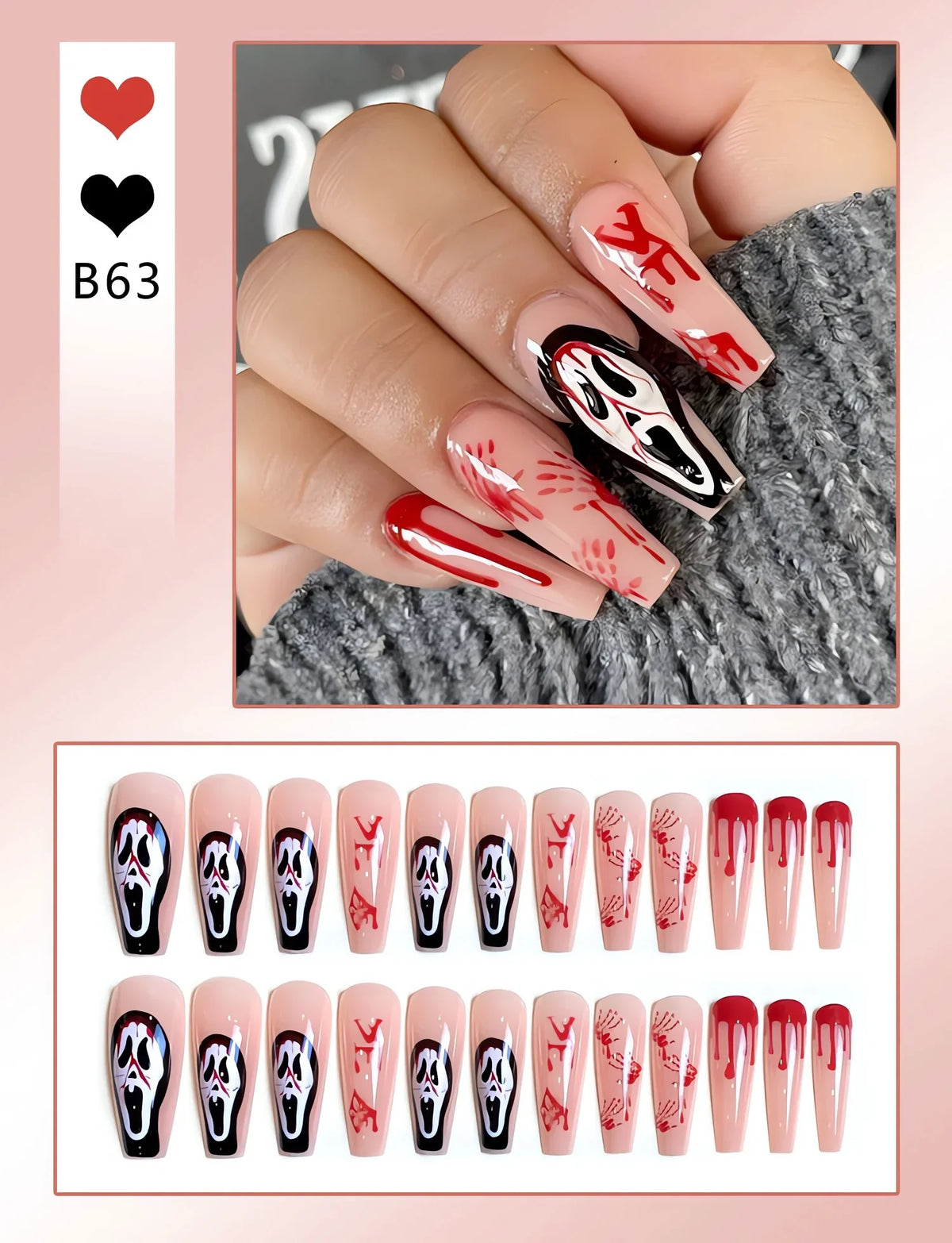 Hauntingly Chic Press-Ons for Halloween-8