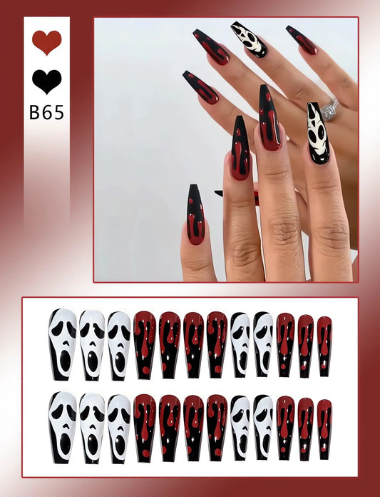Hauntingly Chic Press-Ons for Halloween-10