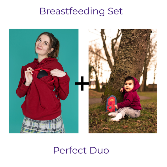 The Breastfeeding Mum and Me Hoodies-0