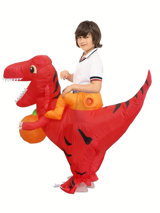 Dinosaur Halloween Costume with Pumpkin-0