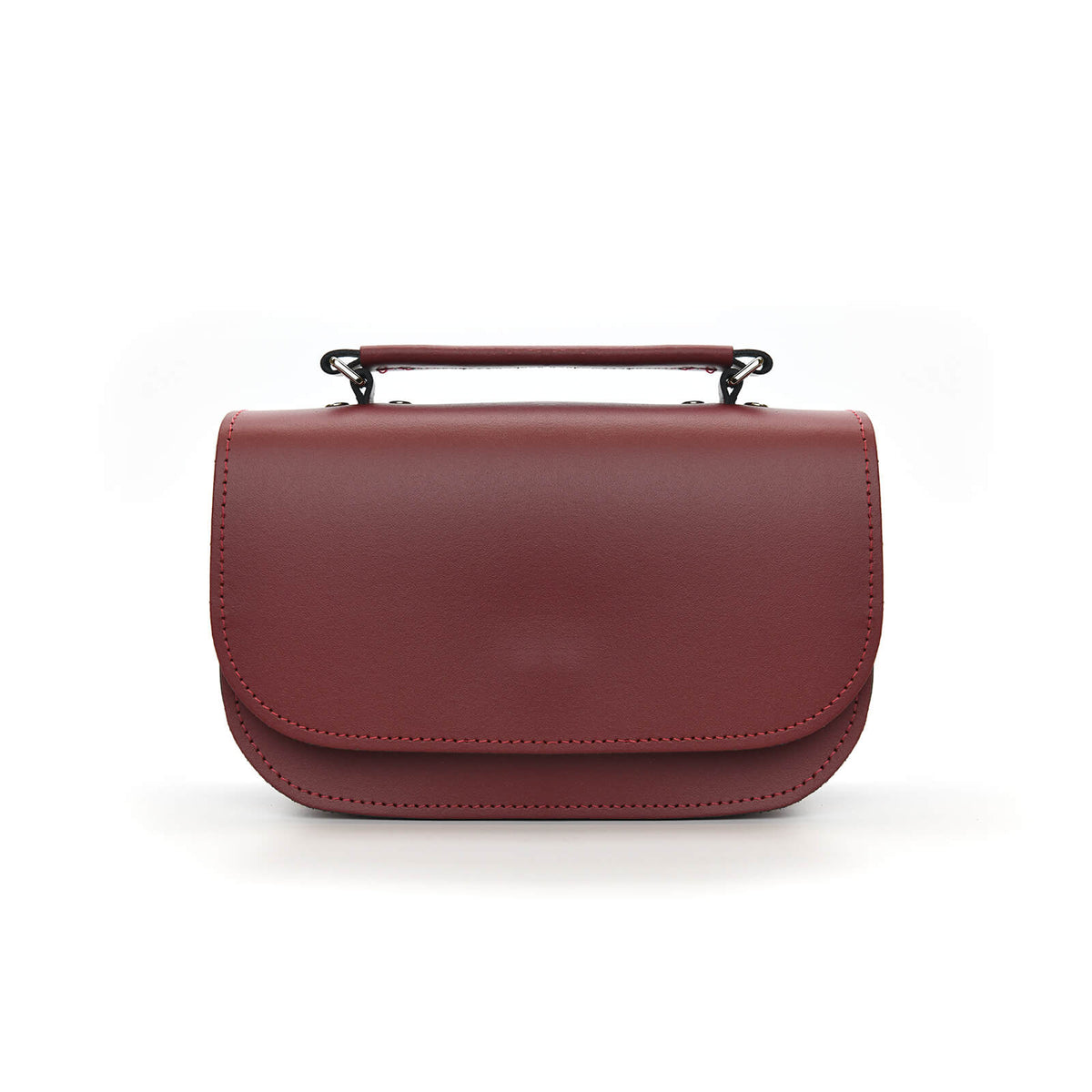 Aura Handmade Leather Bag - Oxblood Red-0