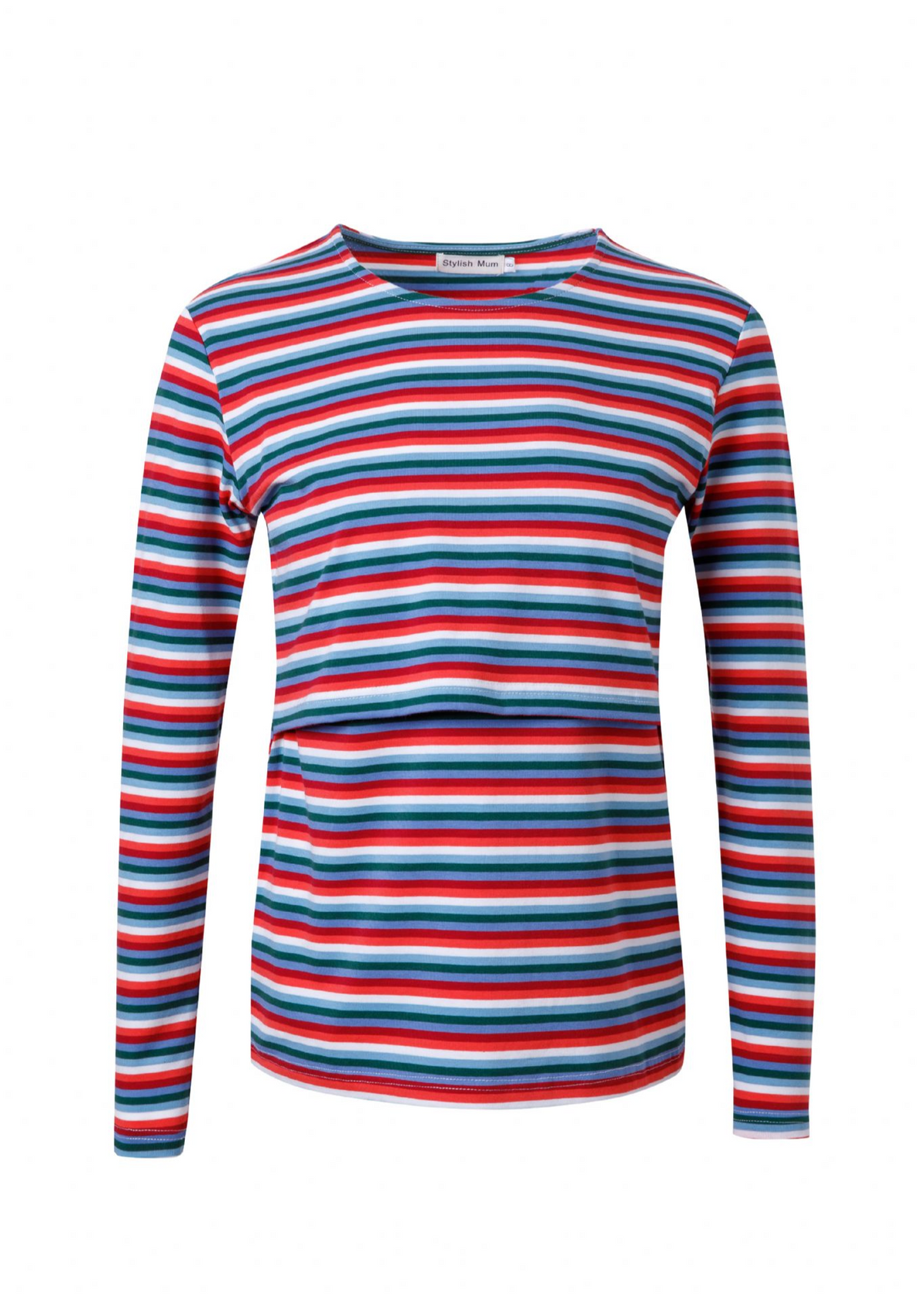 Cara Stripe Breastfeeding Top-1