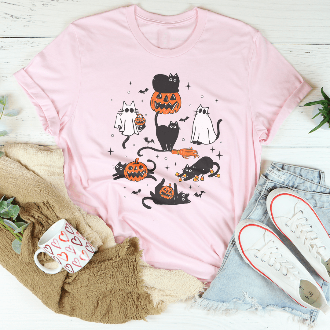 Halloween Cats Tee-2