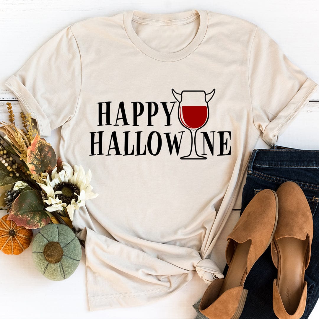 Happy Hallowine Tee-3