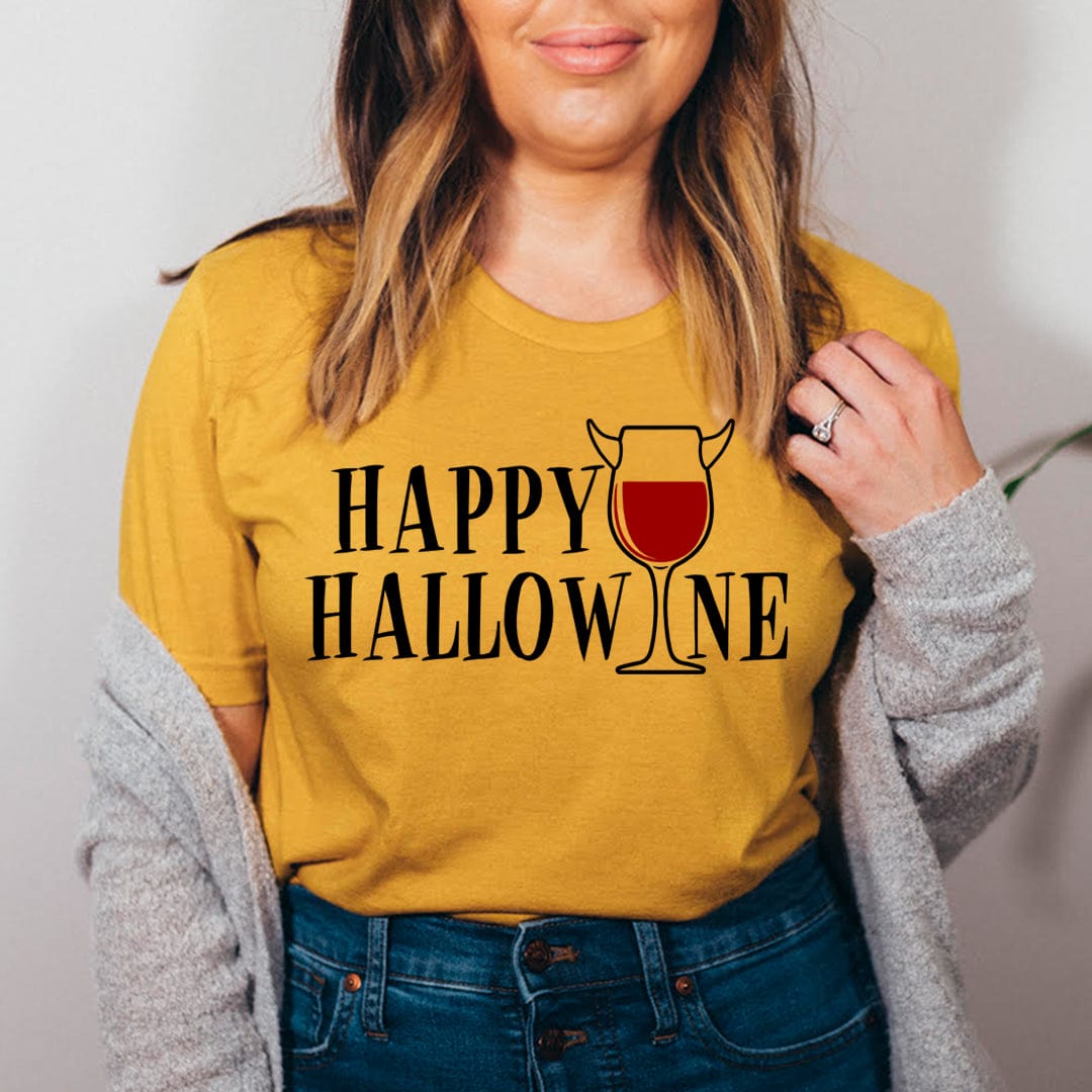 Happy Hallowine Tee-0