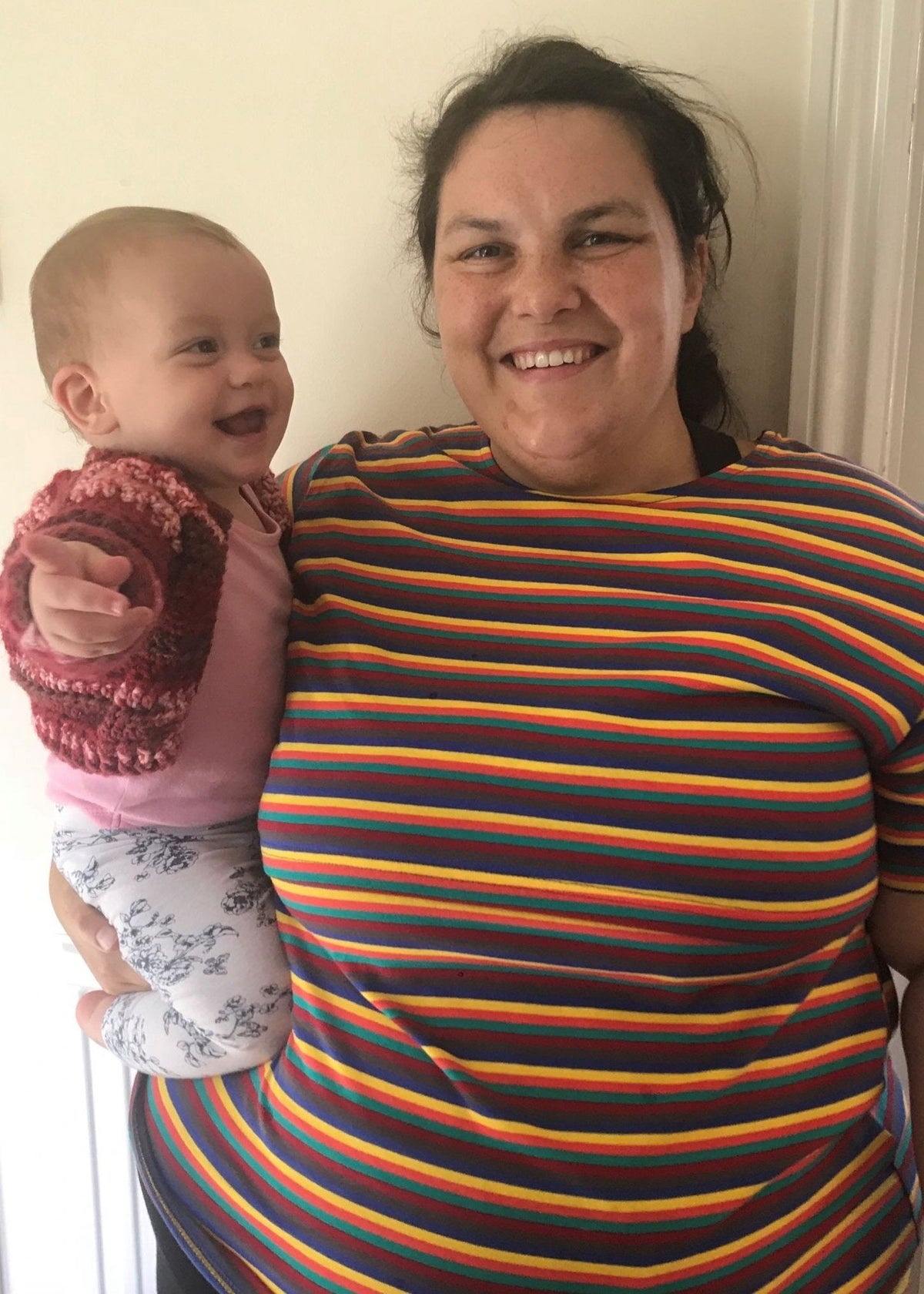 Hazel Stripe Breastfeeding Top-4