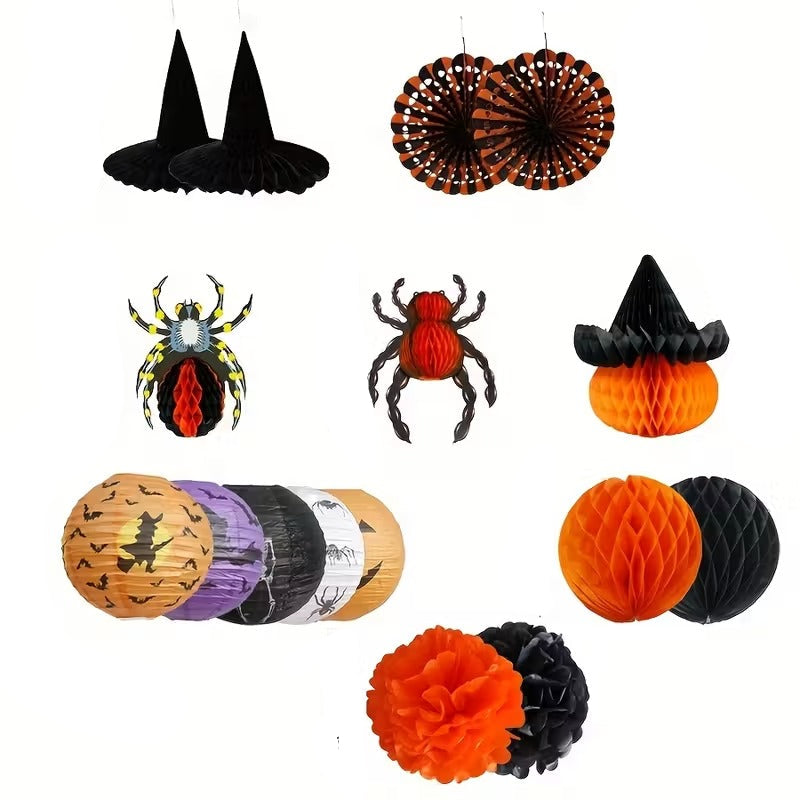 Halloween Party Decoration Set (16pcs)-0