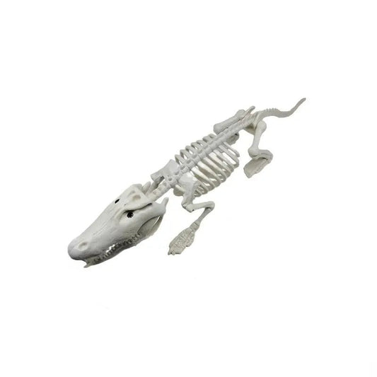 Crocodile Skeleton Halloween Garden Statue-0