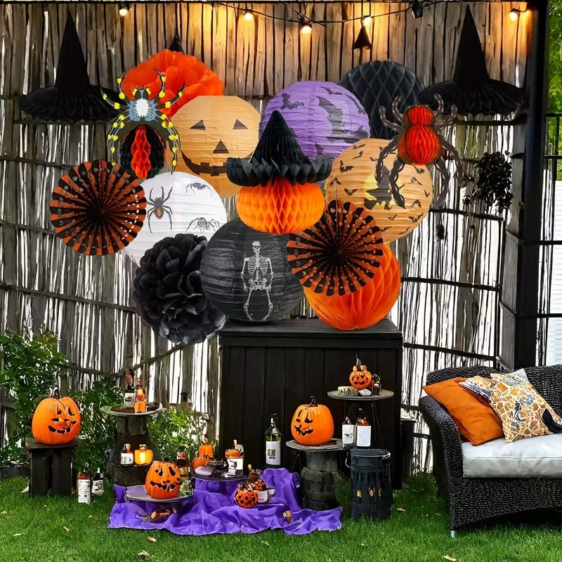 Halloween Party Decoration Set (16pcs)-2