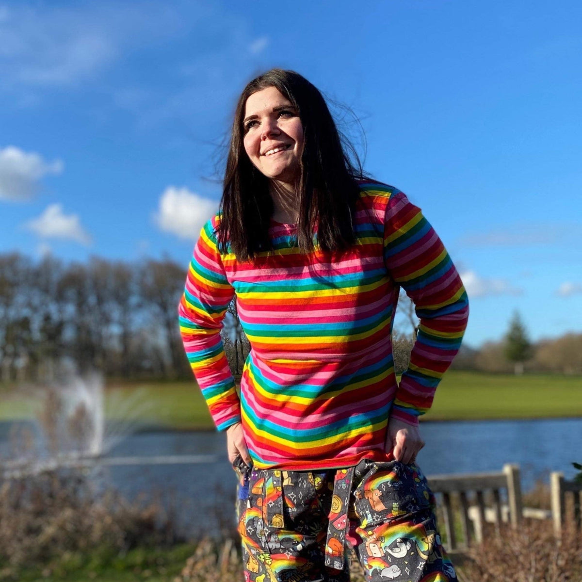 Rainbow Breastfeeding Top-0