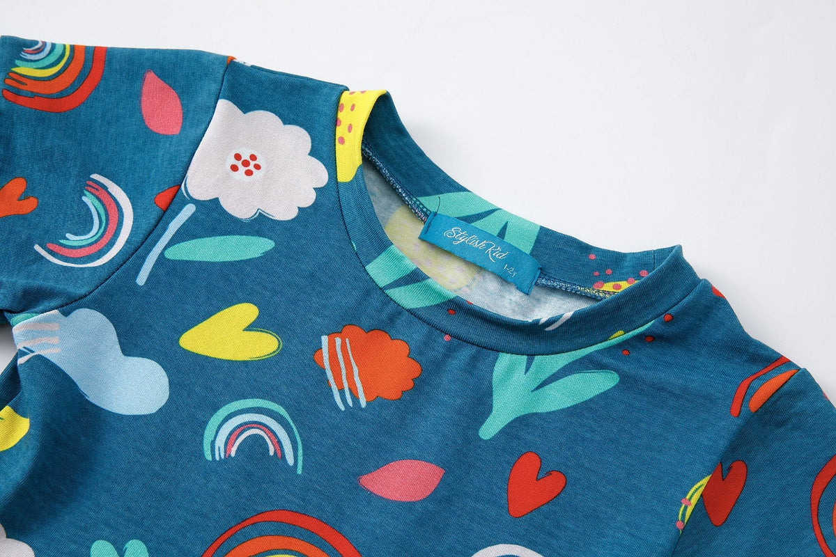 Sophie Cotton Colourful Spring Dress-4