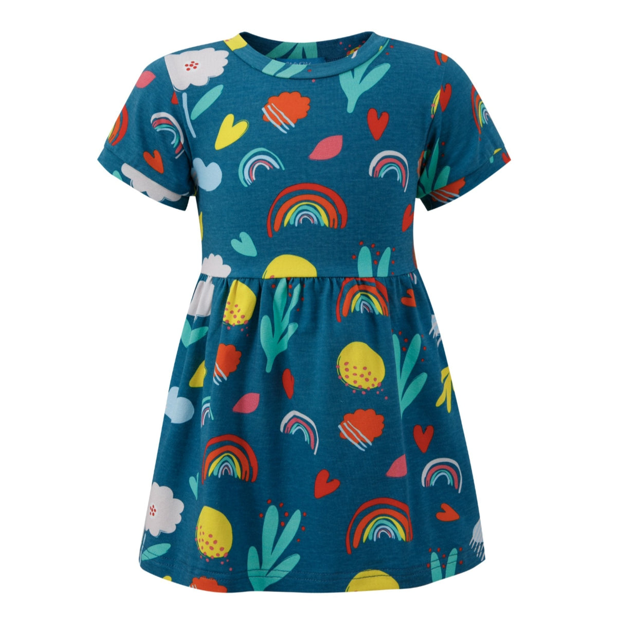 Sophie Cotton Colourful Spring Dress-1